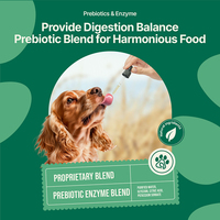 OEMODM Pet Healthcare Nutrition Suppléments liquides Prébiotiques et probiotiques Gouttes pour améliorer la digestion