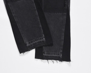 Llegada Biker Stacked Ripped Jeans Custom Adolescentes Diseñador Pantalon Jean New High Street Skinny Rock Revival Teans Italia Sólido - Product Image 6