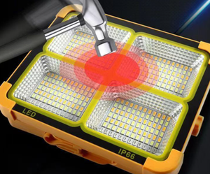 New năng lượng mặt trời ánh sáng xuất hiện ánh sáng Led Đèn Pha di động sạc cắm trại ngoài trời ánh sáng gian hàng du lịch - Product Image 5