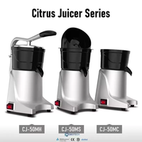 Petit presse-agrumes commercial professionnel en alliage d'aluminium pour l'extraction de jus d'orange, de pamplemousse, de citron et d'agrumes