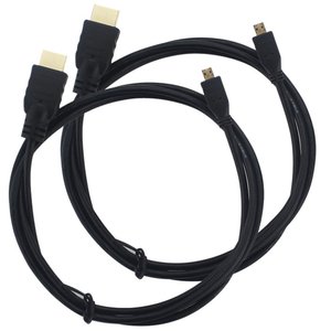 1.5m Black Micro UHdmi Cable Coaxial 4K Micro Copper Conductor PVC Jacket for <strong>Raspberry</strong> <strong>Pi</strong> <strong>4</strong> Monitor Microphone for DVD Players - Product Image 2