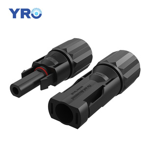 Conector Yro Mc4 30A 1000V Ip68 Ppo, Enchufe para Cable Solar, Corriente Continua, Negro - Product Image 2