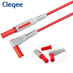 Cleqee P1033B Multimeter-Testsonden-Kabel-Kit mit 4-mm-Bananenstecker-Testleitungen für Drahts piercing - Product Image 2