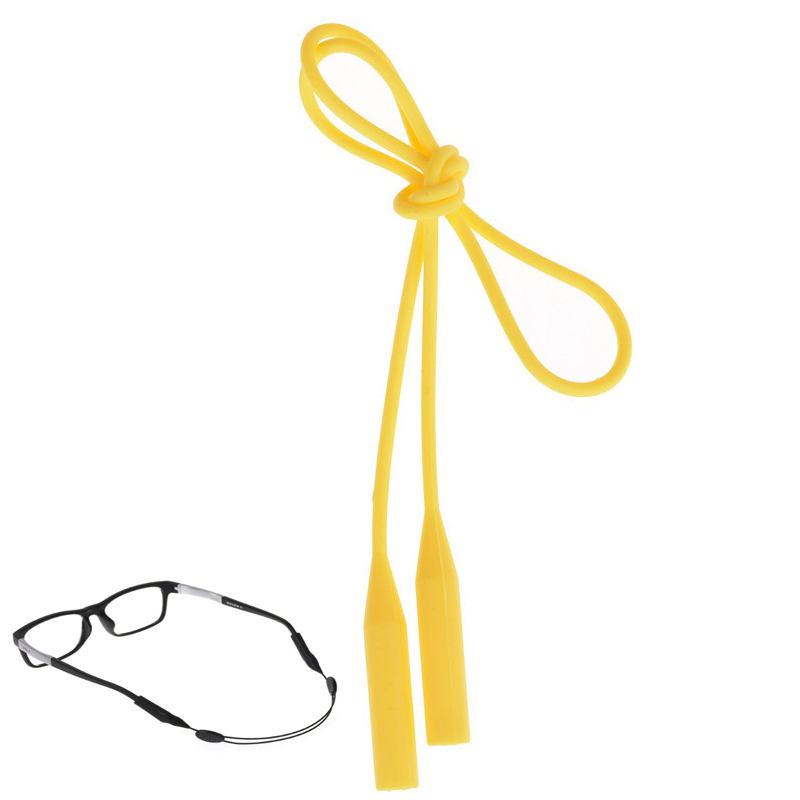Заводская цена, противоскользящий Эластичный Силиконовый ремешок для очков, солнцезащитных очков, спортивный ремешок, шнур-держатель