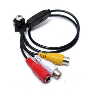 Super Mini 0.5Lux CMOS Câmera Analógica 1/4 \ "15*15mm 800TVL 3.7mm Parafuso Invisível Lente Pinhole Áudio Luz Baixa 3.7mm CCTV - Product Image 3