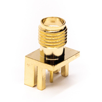 Connecteur coaxial SMA droit pour montage sur bord de circuit imprimé 50 ohms