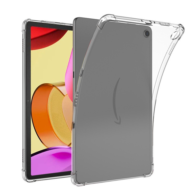 New Transparent Soft TPU Cover Shell with Anti-drop Airbag Protective Tablet Case for Kindle Fire Max 11" 2023