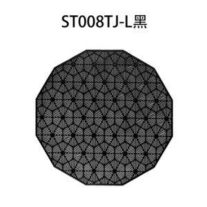 Napperon en PVC écologique en forme de fleur creuse Napperon de salle à manger occidental résistant à la chaleur Décoration de table de cuisine élégante - Product Image 5