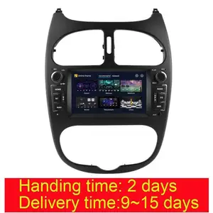 עבור peuegoet 206 2000 -2016 אנדרואיד 12 מולטימדיה gps wifi 4g lte carplay