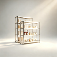 Étagère de stockage robuste à 4 niveaux en acier inoxydable pour chambre froide, rayonnage commercial pour cuisine de restaurant, vente en gros
