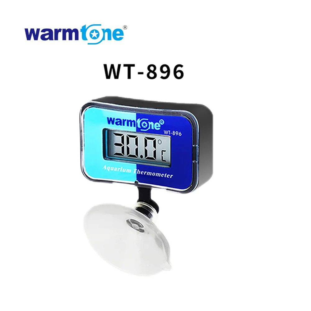 Waterdichte Digitale Lcd Fish Tank Thermometer Onderwater Temperatuur Met Zuignap Aquarium Watertemperatuur Meter