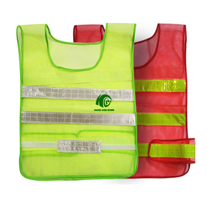 เสื้อกั๊กนิรภัยสะท้อนแสงระบายอากาศได้ดีมีกระเป๋าชุดทำงานใส่สบาย - Product Image 3