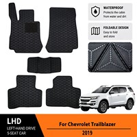 Tapis de sol de voiture pliables 5D sur mesure pour Chevrolet Trailblazer 2019, tapis de sol auto imperméables toutes saisons