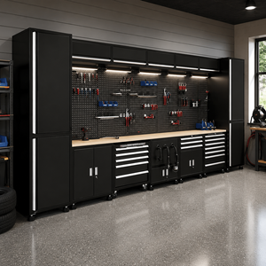 Système de <span class=keywords><strong>rangement</strong></span> d'outils de garage robuste, établi avec <span class=keywords><strong>armoire</strong></span> pour la réparation automobile, solution de stockage pour <span class=keywords><strong>atelier</strong></span> industriel - Product Image 1