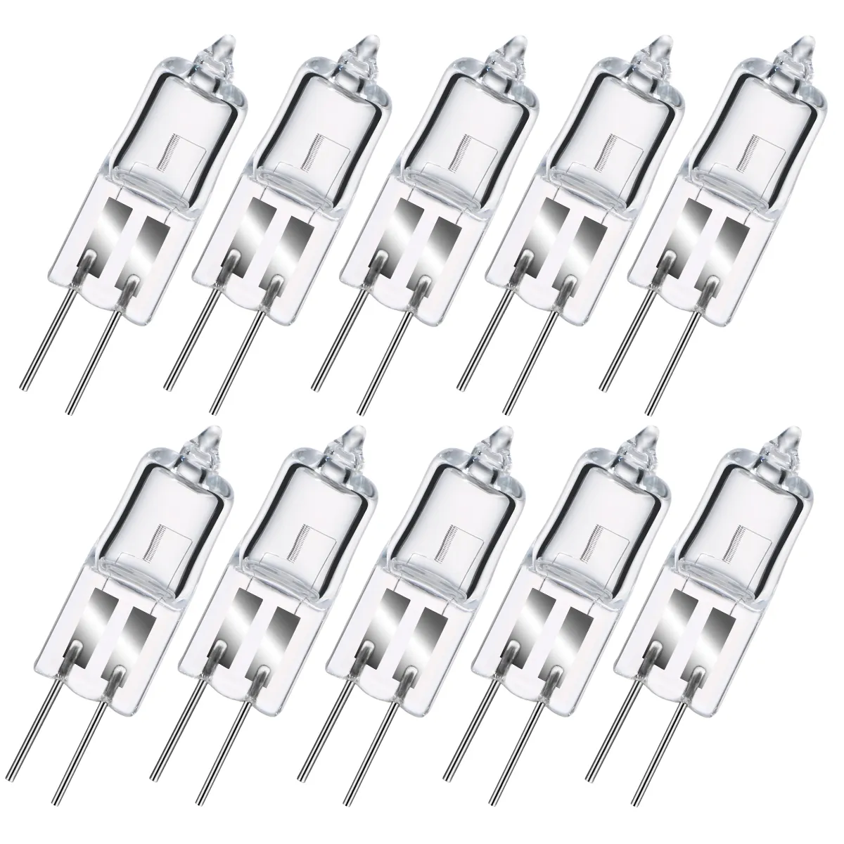 Terdaftar CE G4 12V 7W 2000 jam bohlam halogen bening