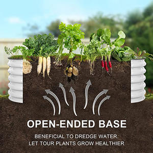 Litthing — Kit de lit de jardin polarisé, 17 pouces de haut, en métal surélevé, réservoir d'herbe, jardinière pour légumes - Product Image 3