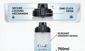 Botella de Agua Deportiva Osmar de 600 ml, Diseño Ligero y Plegable para Actividades al Aire Libre - Product Image 4