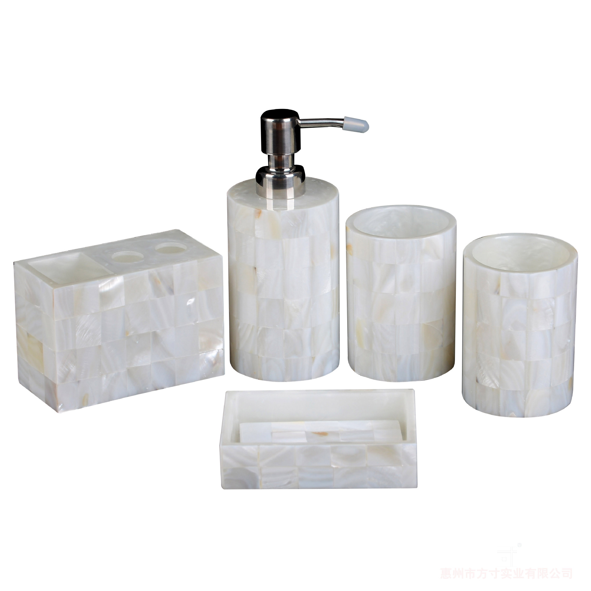 Resin Bathroom Five-piece Bathroom Wash Hotel Bathroom Set Resin Crafts Household Storage Supplies