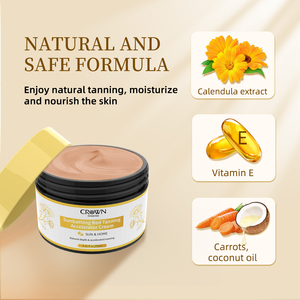 Aceite de <span class=keywords><strong>zanahoria</strong></span> natural de etiqueta privada, vitamina E, hidratante, <span class=keywords><strong>bronceado</strong></span> solar, <span class=keywords><strong>acelerador</strong></span> de <span class=keywords><strong>bronceado</strong></span> Premium oscuro, crema de <span class=keywords><strong>bronceado</strong></span> para cama solar - Product Image 4