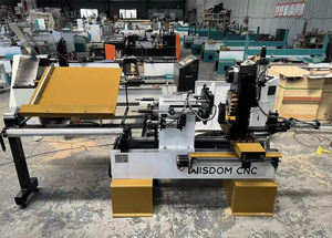 위즈덤 CNC 자동 미니 목공 선반 기계 자동 공급 4kw 파워 볼 스크류 전송 고성능 핵심 부품 포함 - Product Image 4