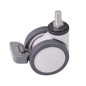 Roulettes de lit d'hôpital de haute qualité de 4 pouces, roulettes médicales, prix d'usine, roulettes pour <span class=keywords><strong>fauteuil</strong></span> dentaire - Product Image 6