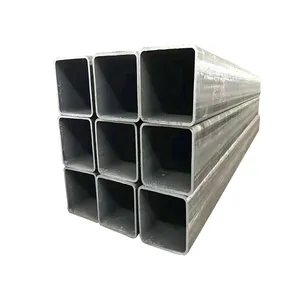 100x100x4 20 x 20 steel galvanized square pipe 0.8mm 1.0mm 1.2mm thickness Schedule 40 square tube