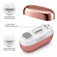 Lime à ongles électrique sans fil rechargeable améliorée, fonctionnement à un clic, outil de manucure pour les voyages et la maison