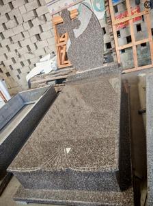 Hot Sale G664 Granite Single <strong>Double</strong> <strong>Tombstone</strong> Covers European <strong>Design</strong> High Polished 5-Year Warranty for Cemetery Memorial Use - Product Image 6