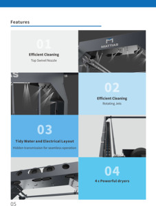 360 Degree Touchless Automatic System Stainless Steel Self Service Brushless No-contact Touch Free M-WS100 Auto - Product Image 5