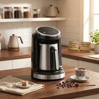 Machine à café turque compacte, cafetière à portion individuelle, machine à café automatique pour la maison, l'hôtel, le coin café