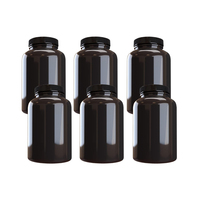 Bouteille de pilules en plastique personnalisable avec logo, 100 ml, flacon de capsules de 80 ml, emballage nutritionnel, flacons de vitamines vides blancs à vendre