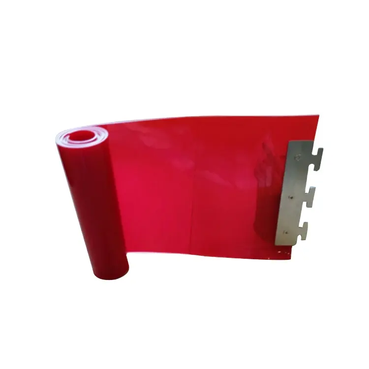 Good quality transparent red bule green black fire retardant PVC soft strip curtain for anti-uv against welding sparks