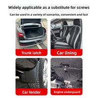 Rivets universels en nylon pour voiture, clips de fixation pour garde-boue, attaches en plastique pour panneau de coffre et pare-chocs, vente en gros