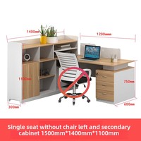 Bureau de direction moderne convertible en bois massif pour 4 à 6 personnes, usage commercial pour la maison/les espaces de travail et les milieux financiers
