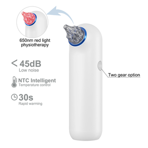 Mini limpiador de oídos eléctrico inteligente profesional, lavadora portátil de bajo ruido para perros y bebés, aire caliente con forma líquida hecha de plástico - Product Image 4