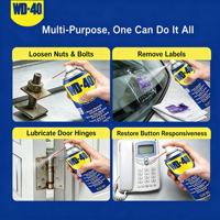 WD-40 en gros – Spray anti-rouille et lubrifiant multi-usages 300 ml – 20 L – Fabriqué aux États-Unis