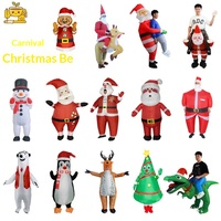 Costume gonflable de Noël transfrontalier : Élan, Bonhomme de neige, Père Noël – Accessoire de fête fabriqué en Chine (ODM)