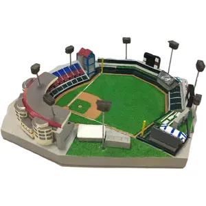 factory design handmade OEM carved 3d sports stadium model for movie video ,Nice design resin custom miniature stadium replical