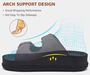 Supporto arco comodo cuscino ortopedico moda estiva doppio Casual Slip On plantare accessori <span class=keywords><strong>infradito</strong></span> in gomma <span class=keywords><strong>infradito</strong></span> - Product Image 4