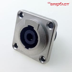 Conectores de altavoz niquelados con enchufe de altavoz macho de aleación de zinc para aplicaciones de audio y vídeo - Product Image 2