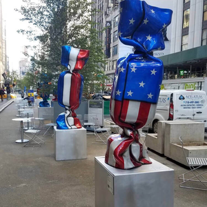 グラスファイバーの彫像大きな溶けたロリポップカスタマイズされたキャンディーシュガーの装飾パークショッピングモールのためのグラスファイバーキャンディーの彫刻 - Product Image 5