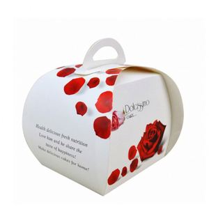 Caja de Papel para Pastel con Asa, Impresión Personalizada, Apta para Alimentos - Product Image 5