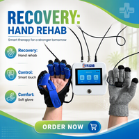 Gants de rééducation électriques multifonctionnels pour les doigts, exercices de flexion/extension des cinq doigts, rechargeables par USB, tailles S-XL LEYIDI