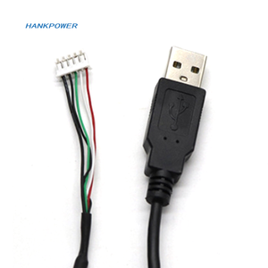 2725 28 + 28 4 núcleos blindados teste cabo USB macho conector para PH2.0 5P Terminal conexão cabo 1.6m - Product Image 6