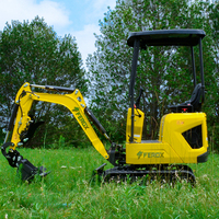 Mini-excavatrice 1,8 tonne en stock aux États-Unis, livraison gratuite, moteur CE EPA, petite excavatrice sur chenilles, livraison sous 3 jours