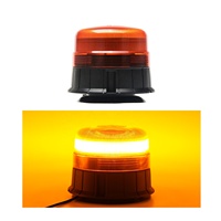 Balise d'urgence ambre homologuée ECE R65, 39 LED super lumineuses, IP66, fixation magnétique ou 3 boulons, 12/24V, éclairage de sécurité pour camion