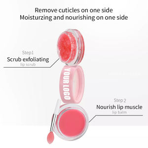 Exfoliante Labial 2 en 1 de Marca Blanca y Mascarilla Labial Nocturna, Bálsamo Reparador Labial Hidratante y Exfoliante con Logotipo Personalizado - Product Image 3