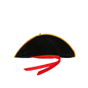 Accesorios de Disfraces para Halloween, <span class=keywords><strong>Sombrero</strong></span> de Capitán <span class=keywords><strong>Pirata</strong></span> del Caribe, Phnom Penh, con Correa Roja y Calavera - Product Image 4