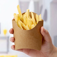 Boîtes d'emballage de fast-food avec impression personnalisée pour snacks frites collations de poulet emballage à emporter conception de poulet frit coréen