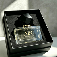 Flacon pulvérisateur noir mat personnalisé de 30 ml, 50 ml, 100 ml, flacon de parfum en verre unique, flacon vide, boîte de luxe